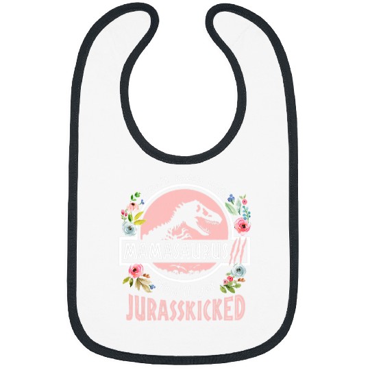 Dinosaur Pet Dont Mess With MamaSaurus Dinosaur Mothers Day Mama Mom Bibs