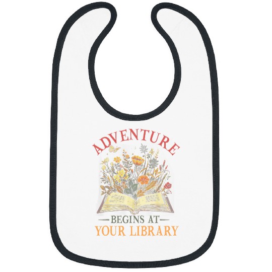 Book Fun Adventure Begins At Your Library Summer Reading 04 Flowers 1 Bibs