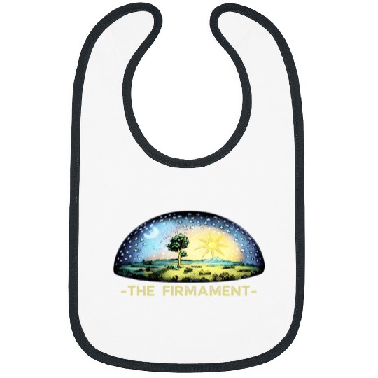Flat earth model with dome 2Firmament flat earth Bibs