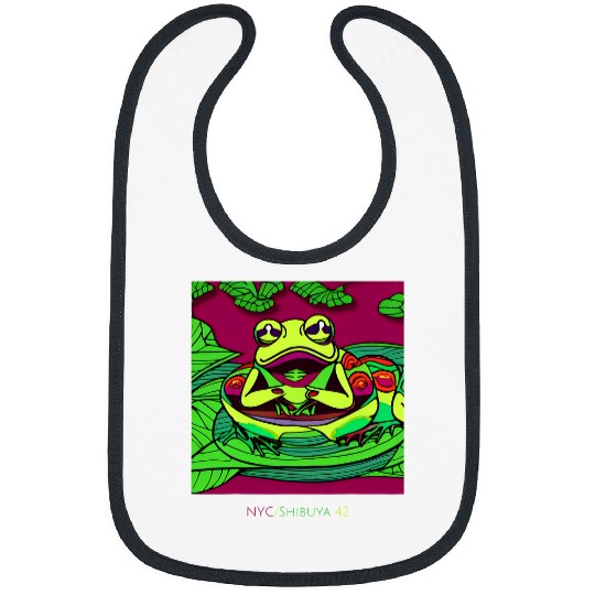 Frog Pet entertaining Frog Amphibia Bibs