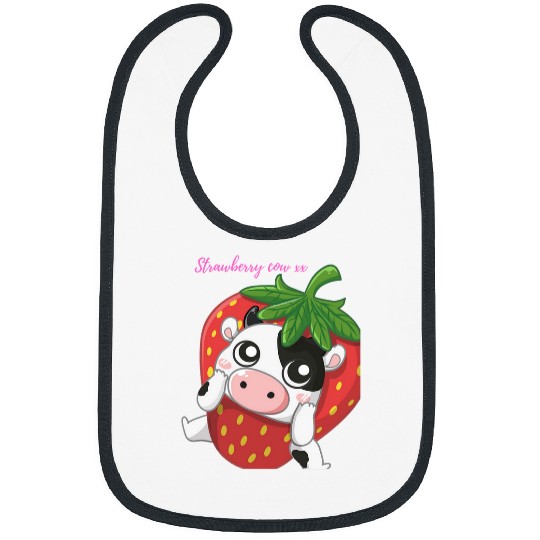 Cow Pet strawberry cow in a strawberry Bibs