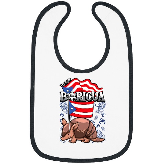 Armadillo Pet Yo Soy Boricua Puerto Rico Animals Armadillo Bibs