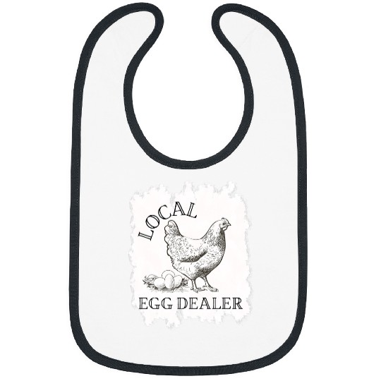 Chicken Pet Support Your Local Egg dealerss Chicken Lover bleached 0 Bibs