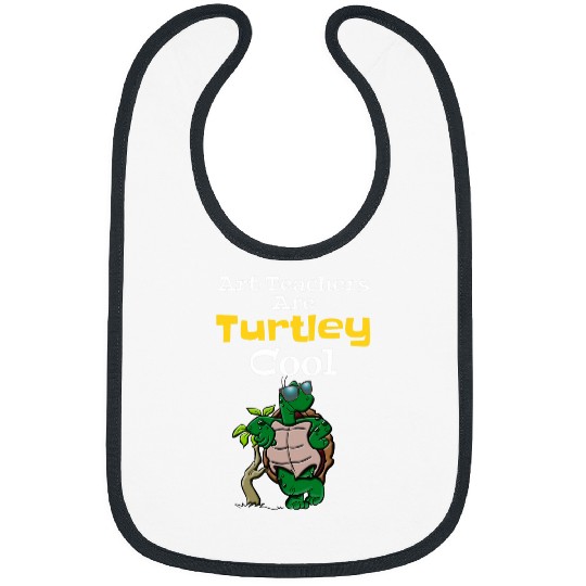 Turtle Pet Art Teacher Gifts School Employees Bibs