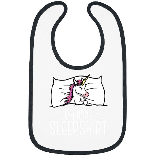 Unicorn Pet Sleep Nap Official Sleep Pajama Unicorn 2 Bibs
