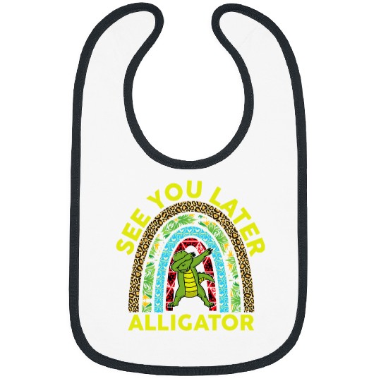 Alligator Pet See you later Alligator  Kids Toddler Gator Bibs