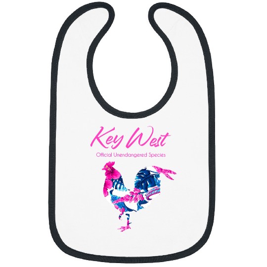 Chicken Pet Key West Florida Chicken Official Unendangered Species 23 Bibs