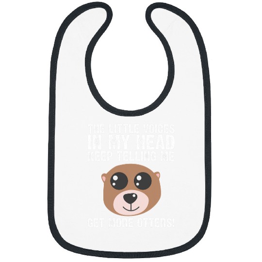 Otter Pet Animal Art For Men Women Sea Otter Mammals 2 Bibs