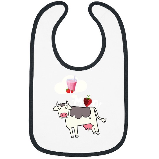 Cow Pet Strawberry cute cow Pink Strawberry cow 96 Bibs