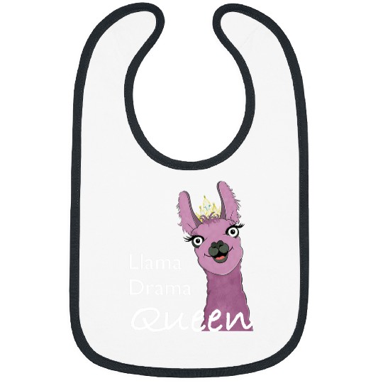 Llama Pet drama queen Bibs