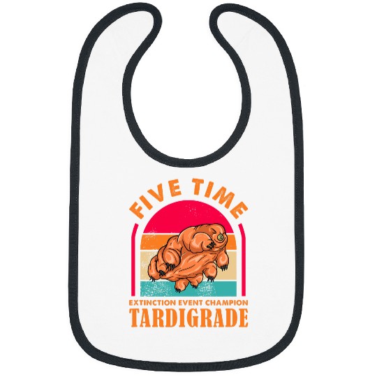 Tardigrade Extinction Event Champion Microbiologist Retro Bibs