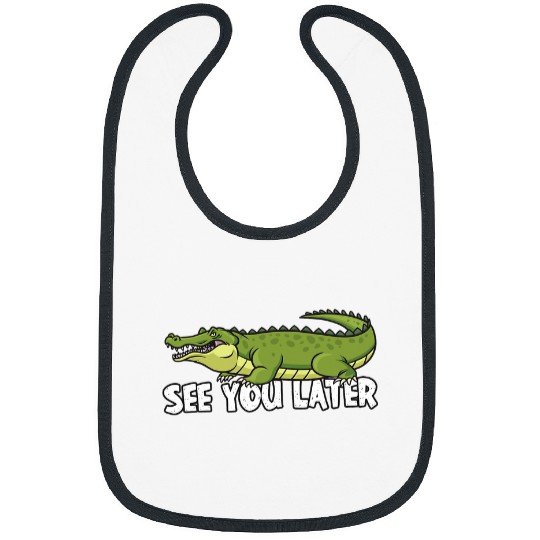 Alligator Pet See you later Alligator 21 Bibs