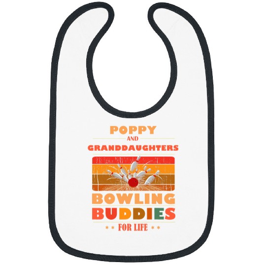 Sport Bowling Sincere Granddaughters POPPY Buddies For Life Bowling Bibs