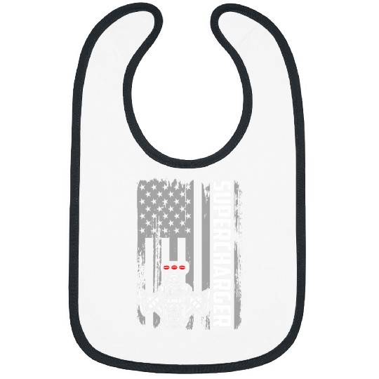 Horse Pet USA Flag Supercharger American Drag Racing Engine Horsepower Bibs