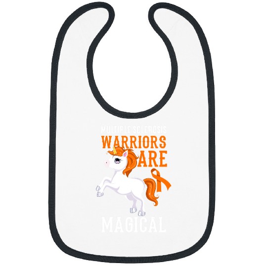 Multiple Sclerosis Ribbon Warriors Are Magical Unicorn MS Bibs