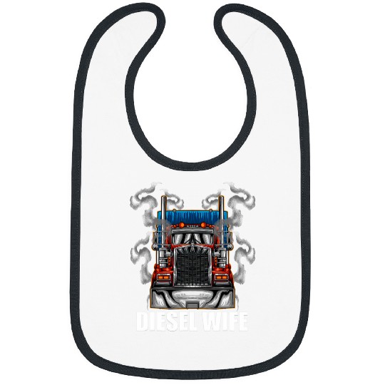 Truck Fun Diesel Wife Truck Driver Husband Trucker 18 Wheeler Bibs