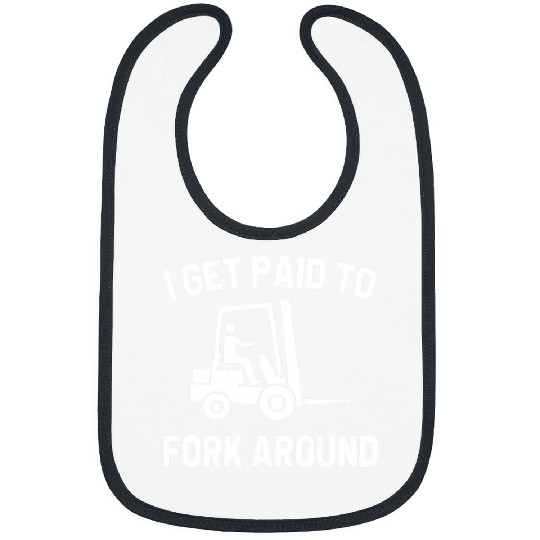 Forklift Fun Design For Men Women Forklift Operator Driver Bibs