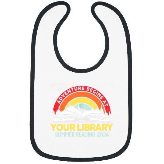 Adventure Begins At Your Library Summer Reads 2024 Vintage Bibs