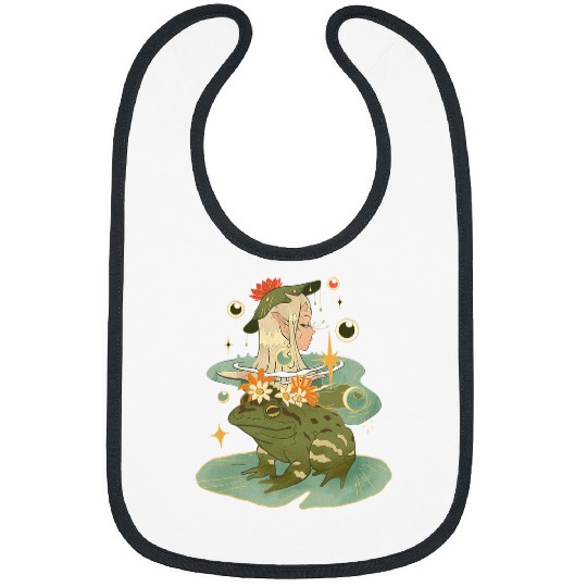 Frog Pet Fairycore Goblincore Gothic Fairy Grunge Fairytale Bibs