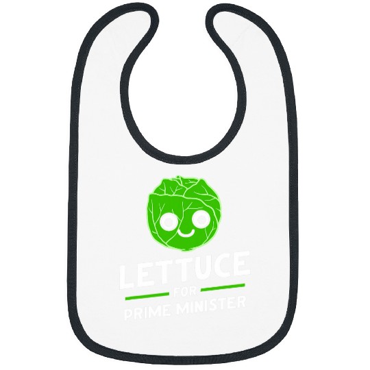 Lettuce Prime Minister 2Funny Lettuce Primeminister Bibs