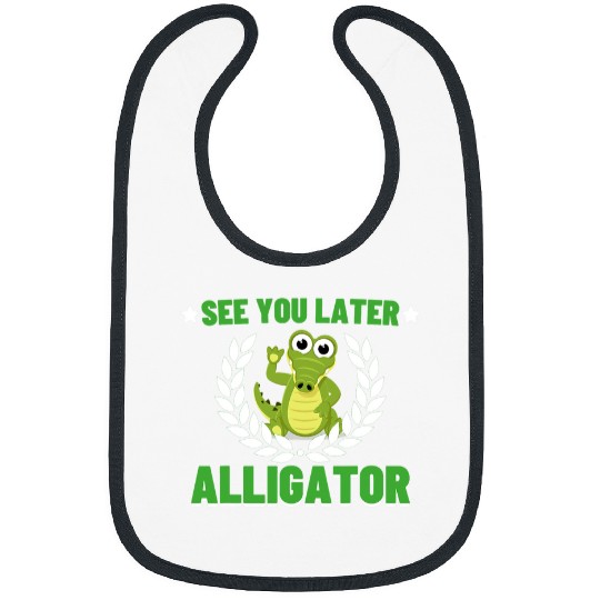 Alligator Pet See You Later Alligator 2 Bibs