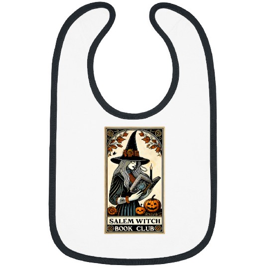 Book Fun Salem Witch Book Club Bibs