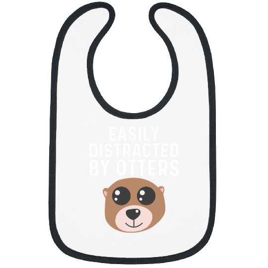 Otter Pet Animal Art For Men Women Sea Otter Mammals Bibs