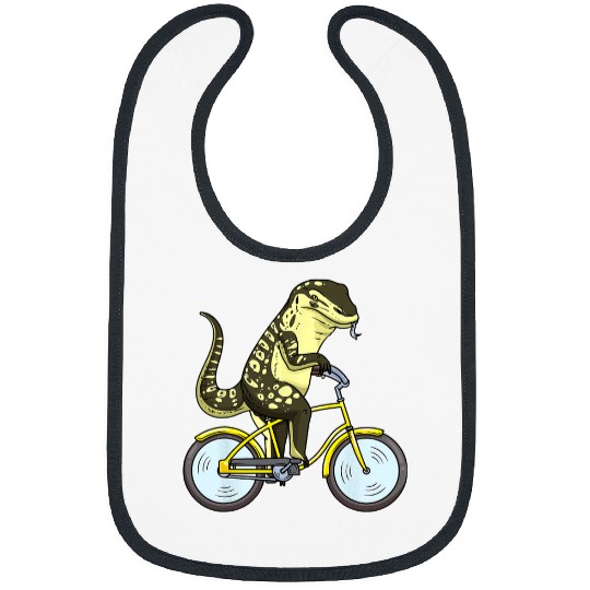 Komodo Pet Asian Water Monitor Lizard On Bike Reptile Cyclist Bibs