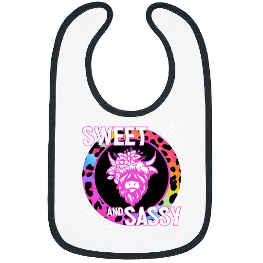 Cow Pet Flower Crown 90s Nostalgia Rainbow Leopard Print Farm Bibs