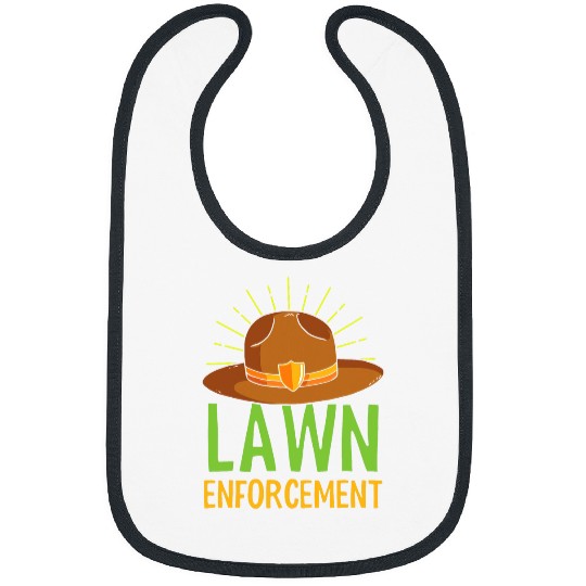 Lawn Mower Fun Enforcesment Grass Mower Mow Cut Lawn Mowing Bibs