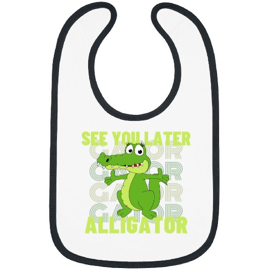 Alligator Pet See You Later Alligator 3 Bibs