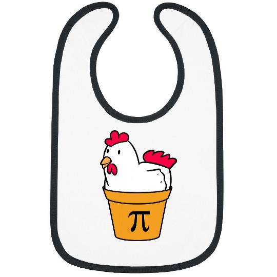 Chicken Pet Funny Math Chicken Pot Pi Chicken Pot Pie Bibs