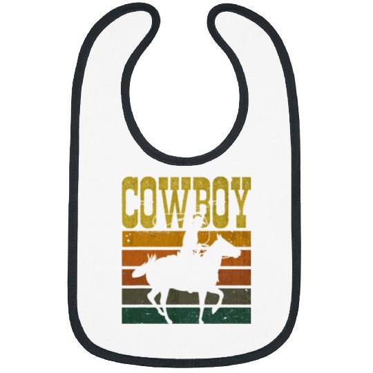 Horse Pet vintages Cowboy Retro Country Ranch Horse Riding Wild West 22 Bibs