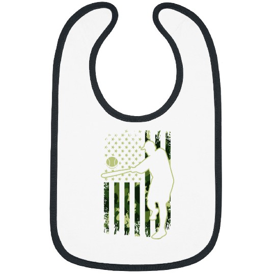 Camouflage American Flag Camo Baseball Player Coachs Team 21 Bibs