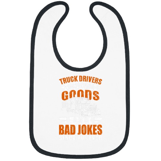 Truck Fun Trucking Semi Truck Drivers 1 Bibs