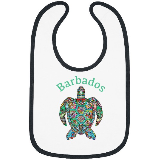 Turtle Pet Barbados Tribal Bibs