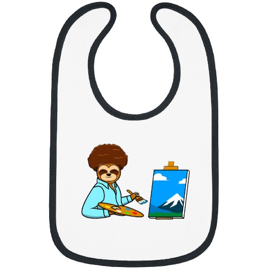 Sloth Pet Gift Painting Fun Drawing for Sloth Lovers and Painters Bibs