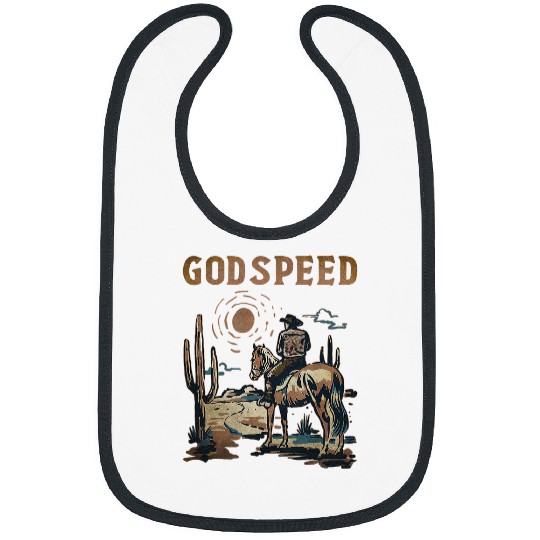 Horse Pet vintages Cowboy Horseback Western Deserts Classic Godspeed Bibs