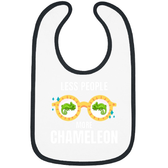 Chameleon Pet Less people more Bibs