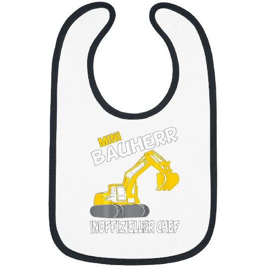 Excavator Fun Kids Mini Builder Junior Construction Site Construction Ladder Digger Children Bibs