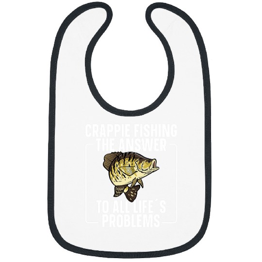 Fishing Fun Crappie Fisherman Crappie Fishing Funny Crappie Fish Bibs