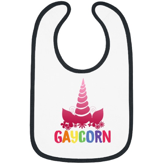 Unicorn Pet LGBT Gay Pride Month Gaycorn Bibs