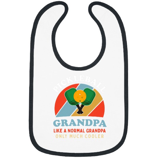 Sport Pickleball Mens Funny Grandad Paddlball Player Gift Pickleball Grandpa Bibs