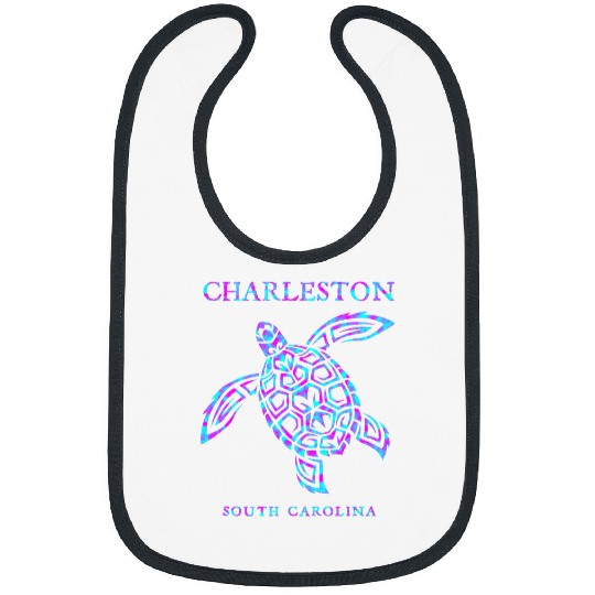 Turtle Pet Charleston South Carolina Sea Turtle Boys Girls Toddler Bibs