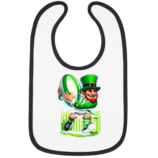 Sport Rugby Leprechauns Rugby St Patricks Day Bibs