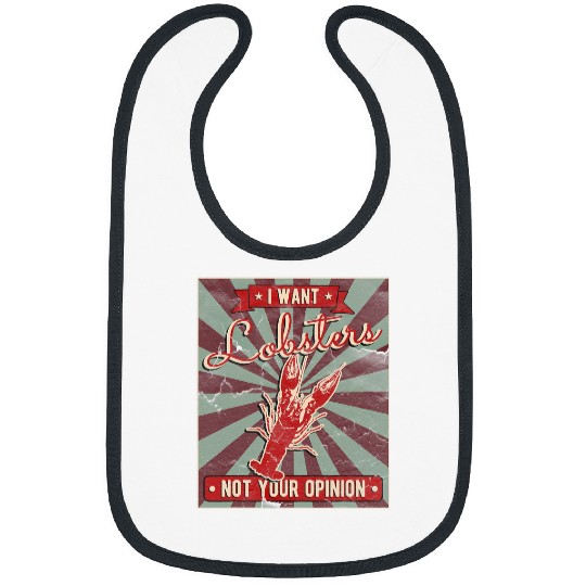 Fishing Fun Crawfishs Lobster Crawfish Crustacean Spearfishing Fish Seafood Bibs