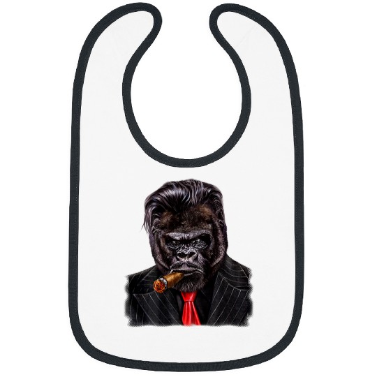 Gorilla Pet as a Mob Boss Bibs