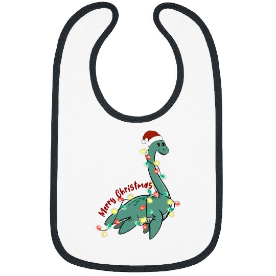 Dinosaur Pet Santa Dinosaur Christmas Klaus Merry xmass Team Santa Bibs
