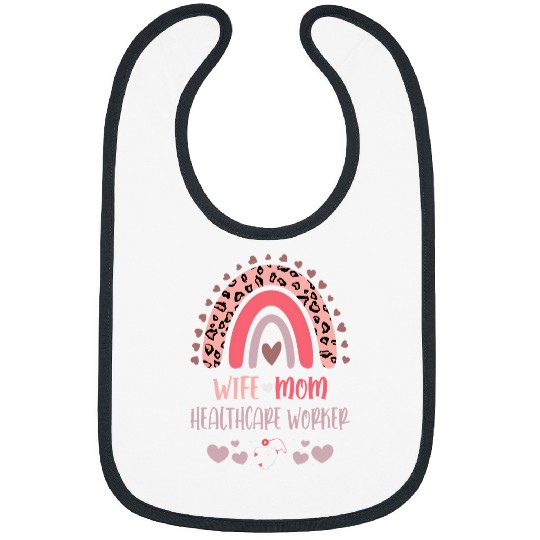 nurses Job Wife Mom healthcares Worker Strong as a Mother nurses Mom Moth Bibs