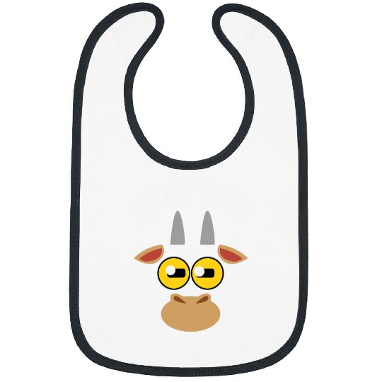 Goats Pet Face Gift for Goats Dad who loves Goatss 1 Bibs
